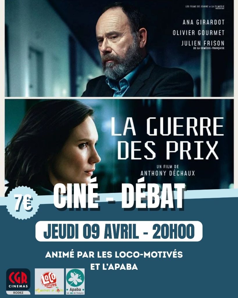 Ciné-débat La Guerre des prix le 9 avril au CGR à Rodez