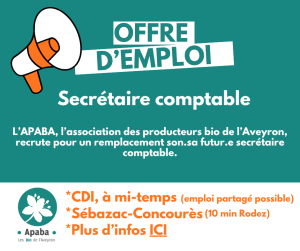 L’APABA recrute un.e secrétaire comptable à mi-temps