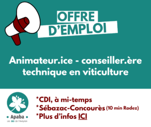 L’APABA recrute son.sa futur.e animateur.ice technique en viticulture !
